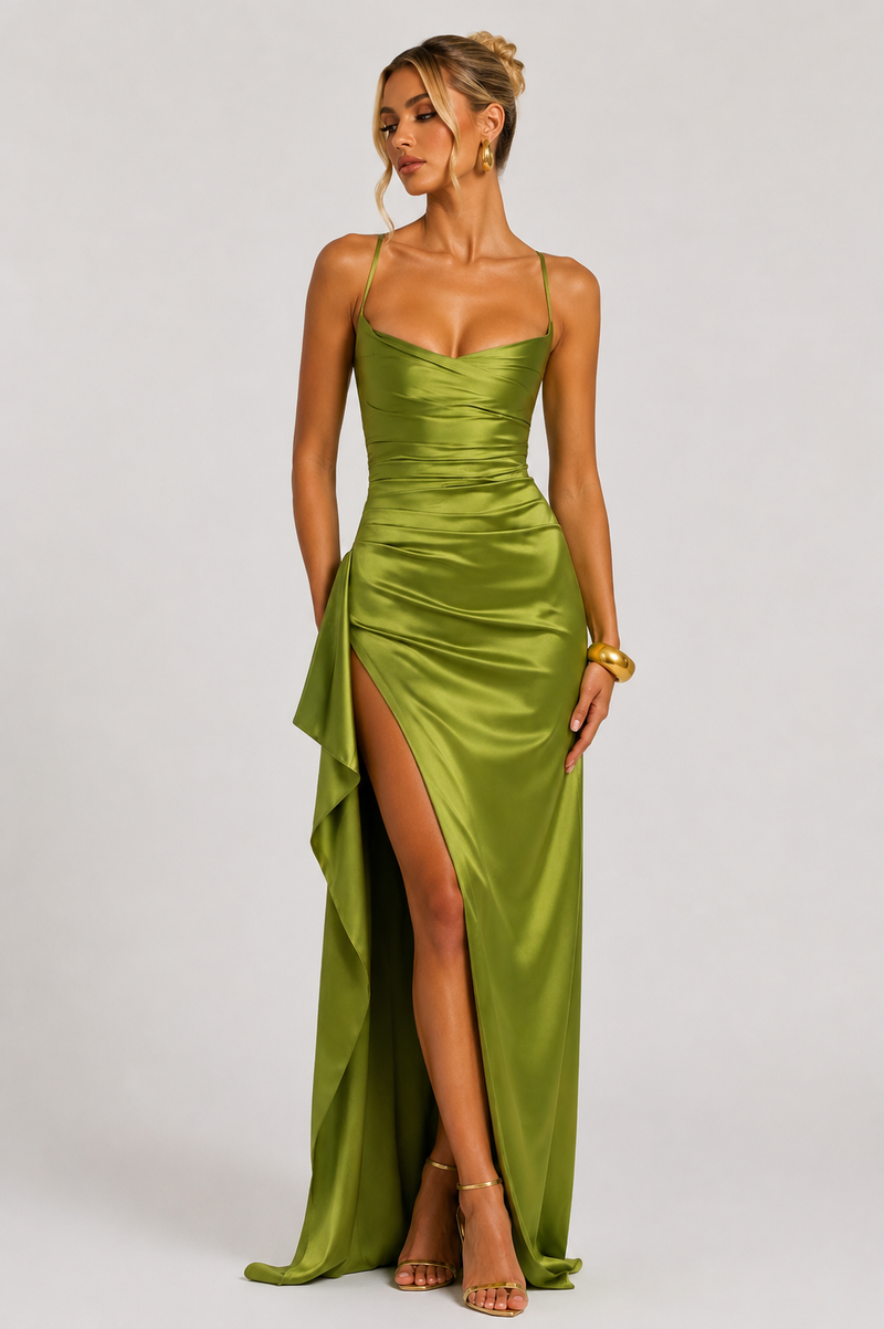 Vestido Helena - Olive