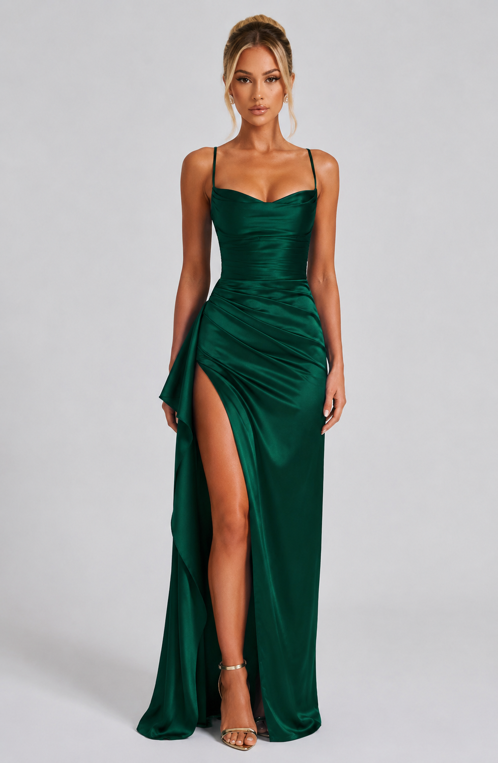 Vestido Helena - Emerald