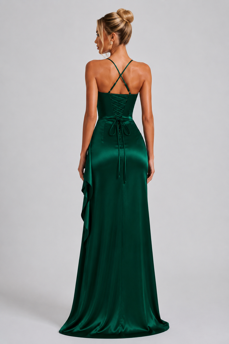 Vestido Helena - Emerald