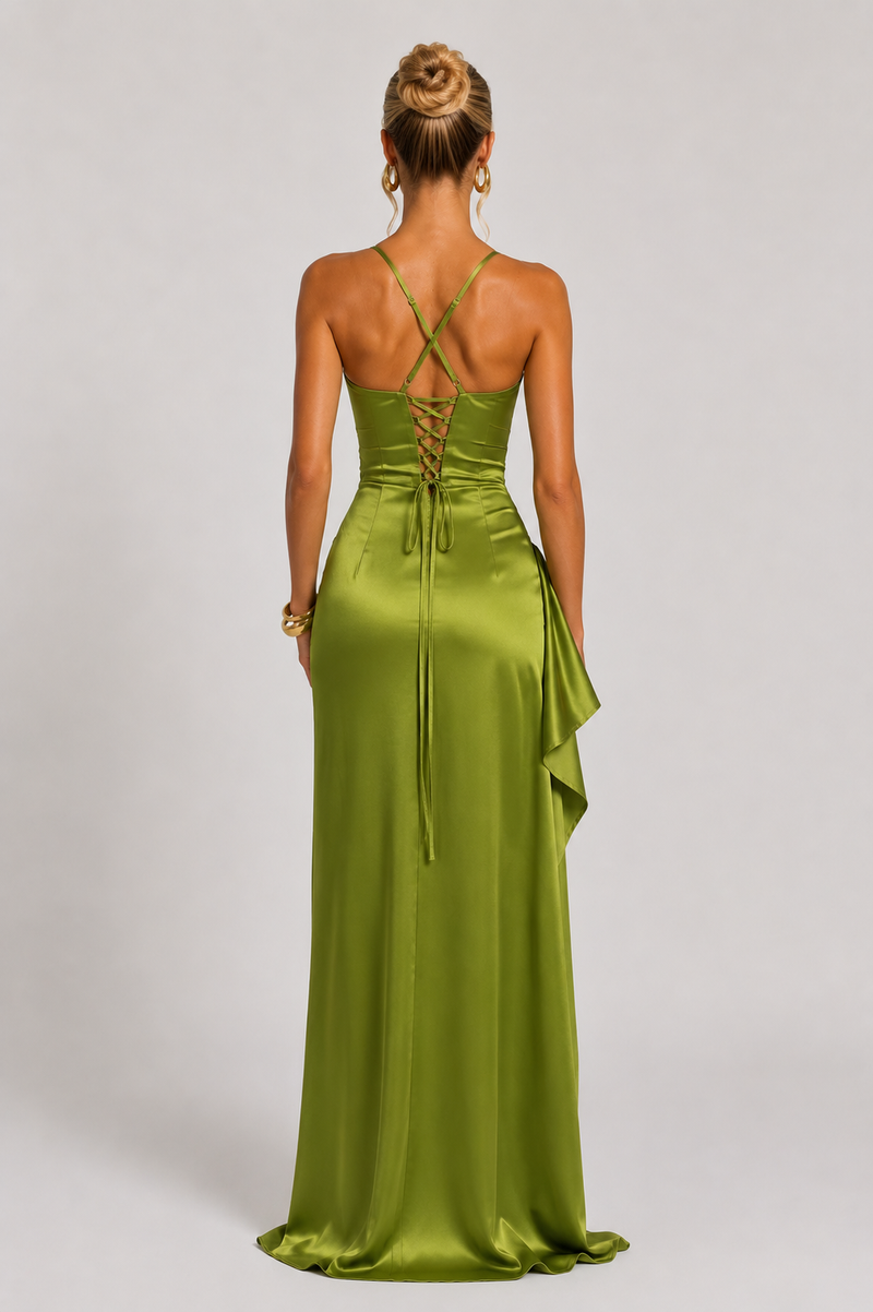 Vestido Helena - Olive