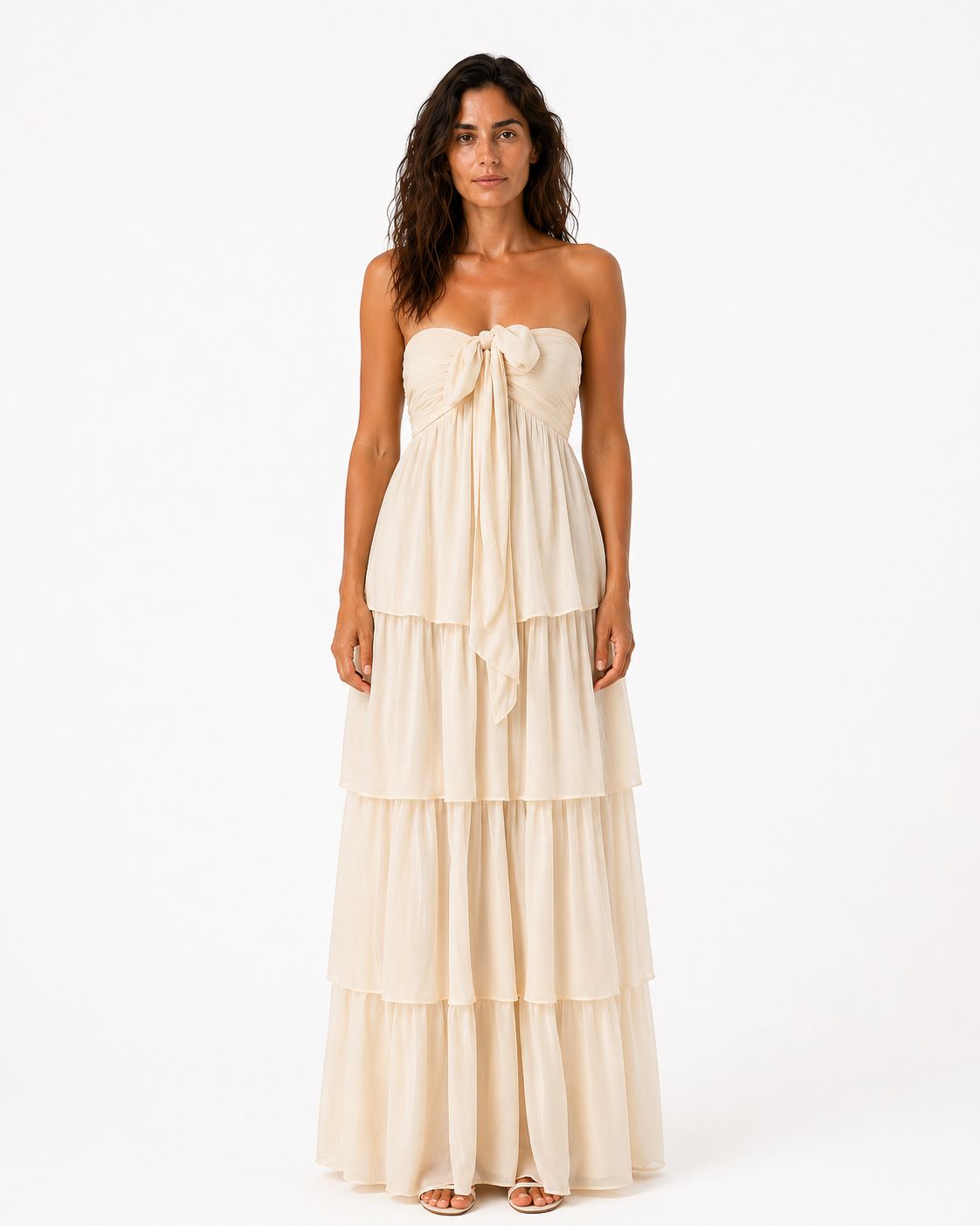Vestido Levae Crema