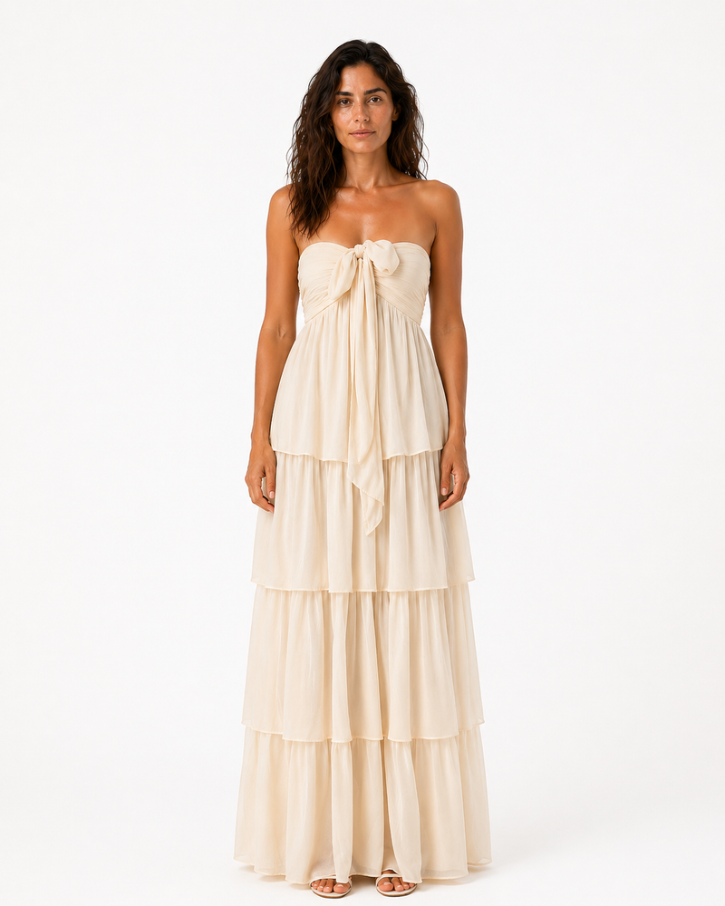 Vestido Levae Crema