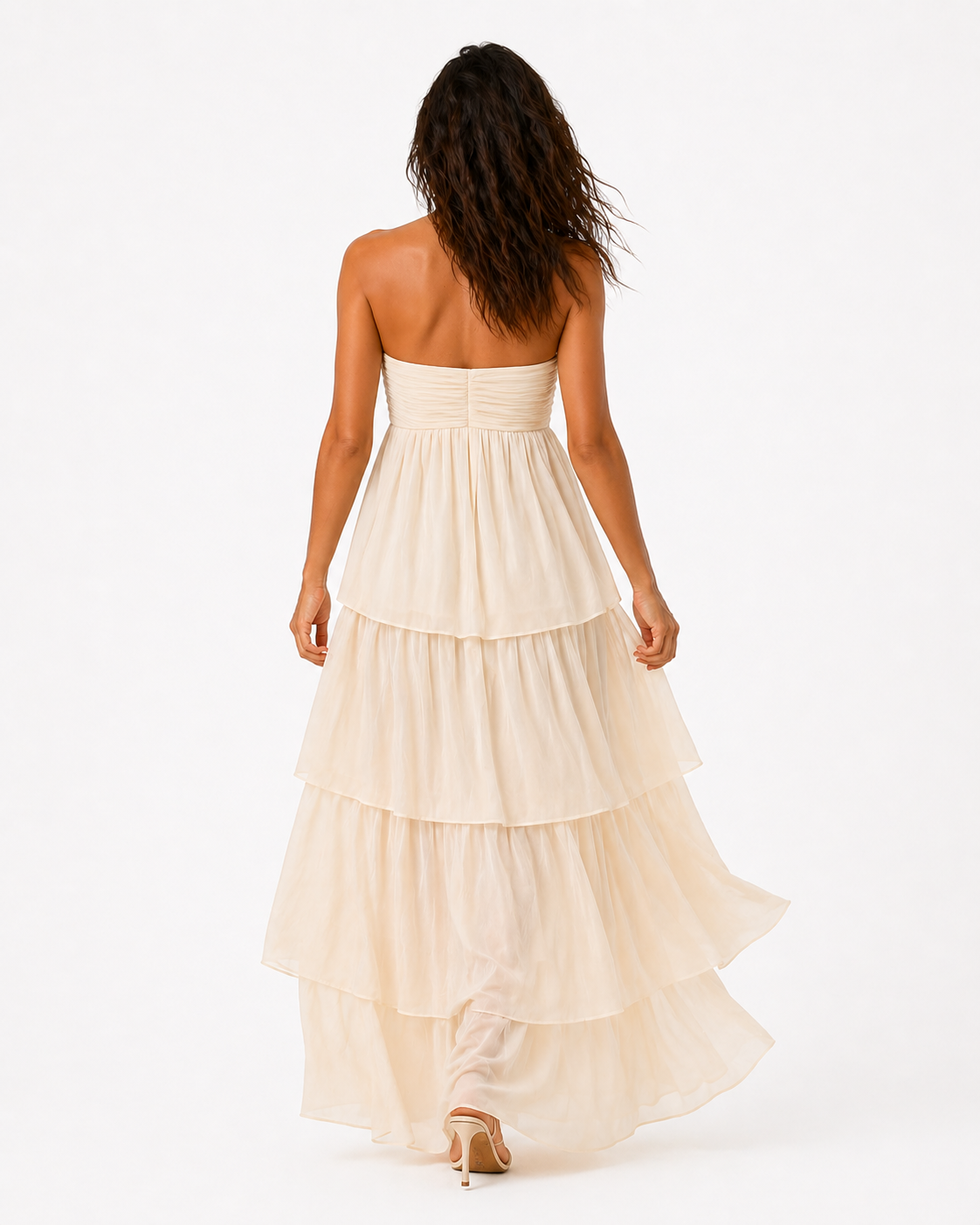 Vestido Levae Crema