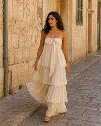 Vestido Levae Crema