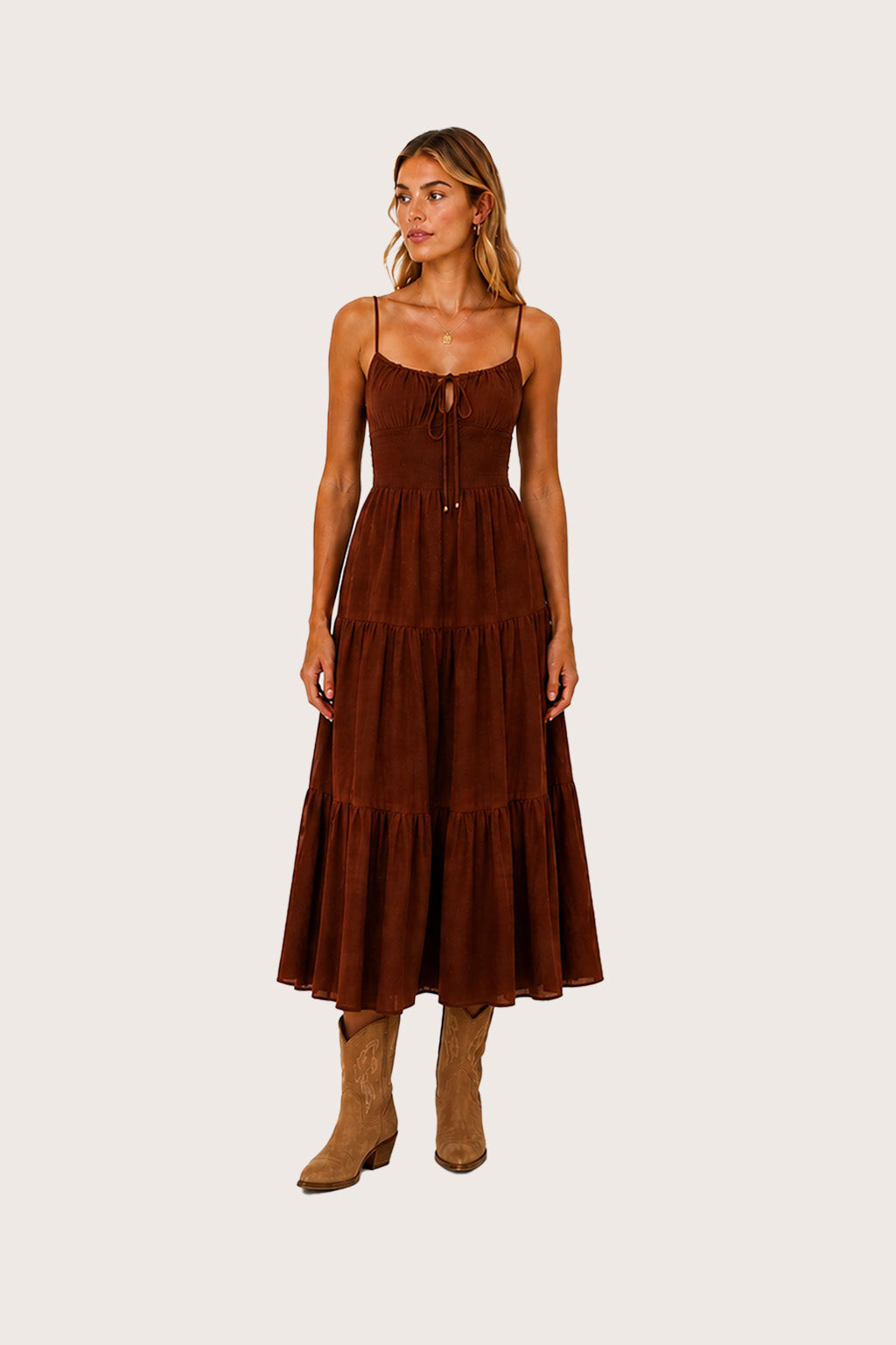 Vestido Aura Chocolate